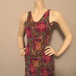 Silk Floral Dress